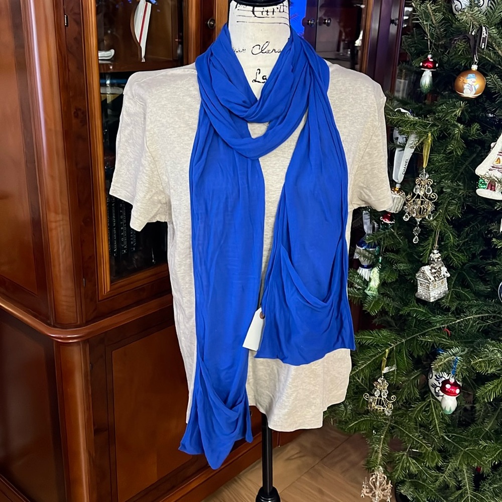 Ralph Lauren RLX extra long cotton scarf 🧣neckwear with pockets